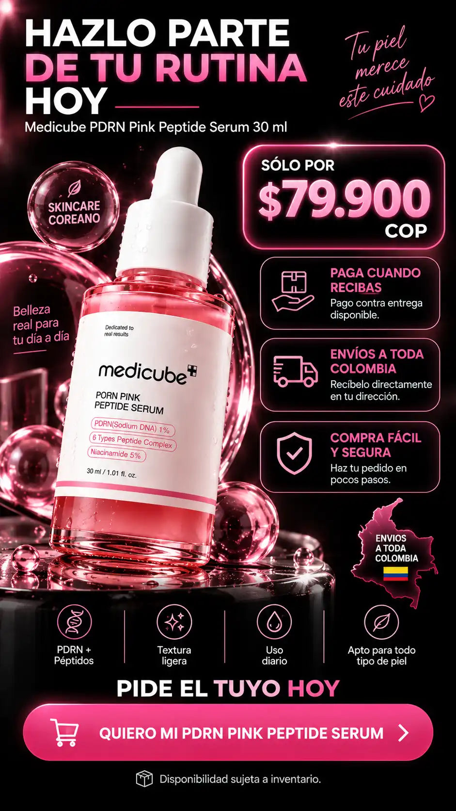 Medicube PDRN Pink Peptide Serum