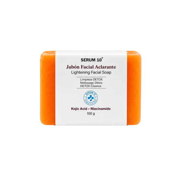 Jabón Facial Despigmentante SERUM 10 – Ácido Kójico + Niacinamida