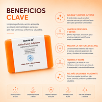 Jabón Facial Despigmentante SERUM 10 – Ácido Kójico + Niacinamida 4