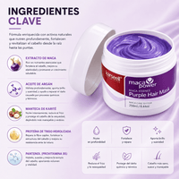 Mascarilla Matizadora Karseell Purple Hair Mask 500 ml 4