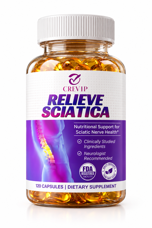Relieve Sciatica – Suplemento para el Bienestar Nervioso 120 Cápsulas