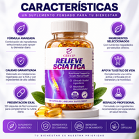 Relieve Sciatica – Suplemento para el Bienestar Nervioso 120 Cápsulas 3